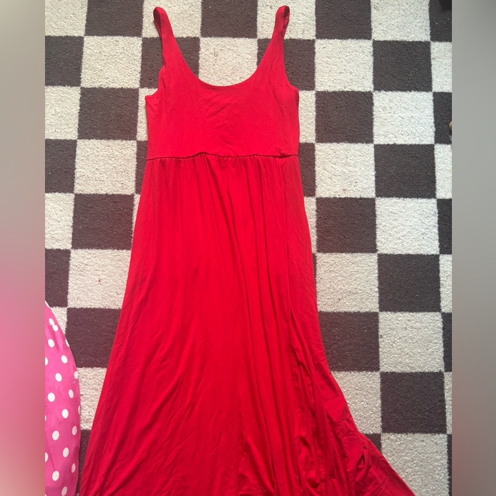 Red Midi Dress